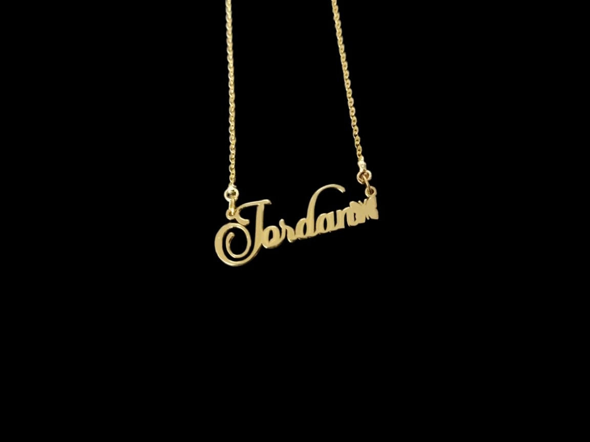 Customized Single Name Pendant