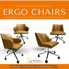 Wide variety of Ergo and Lounge chairs for your hotel interiors