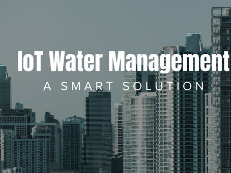 IoT Water Management for Housing Societies: A Smart Solution