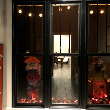 Fun Halloween decorations.