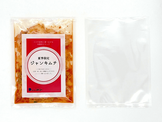 食品パッケージの漬物事例