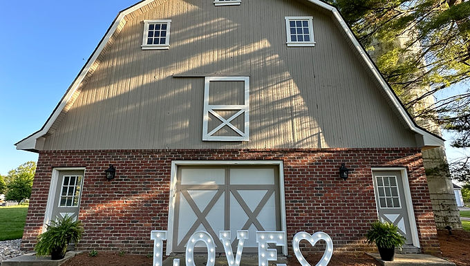 Large light-up marquee letters - LOVE, 3ft. tall