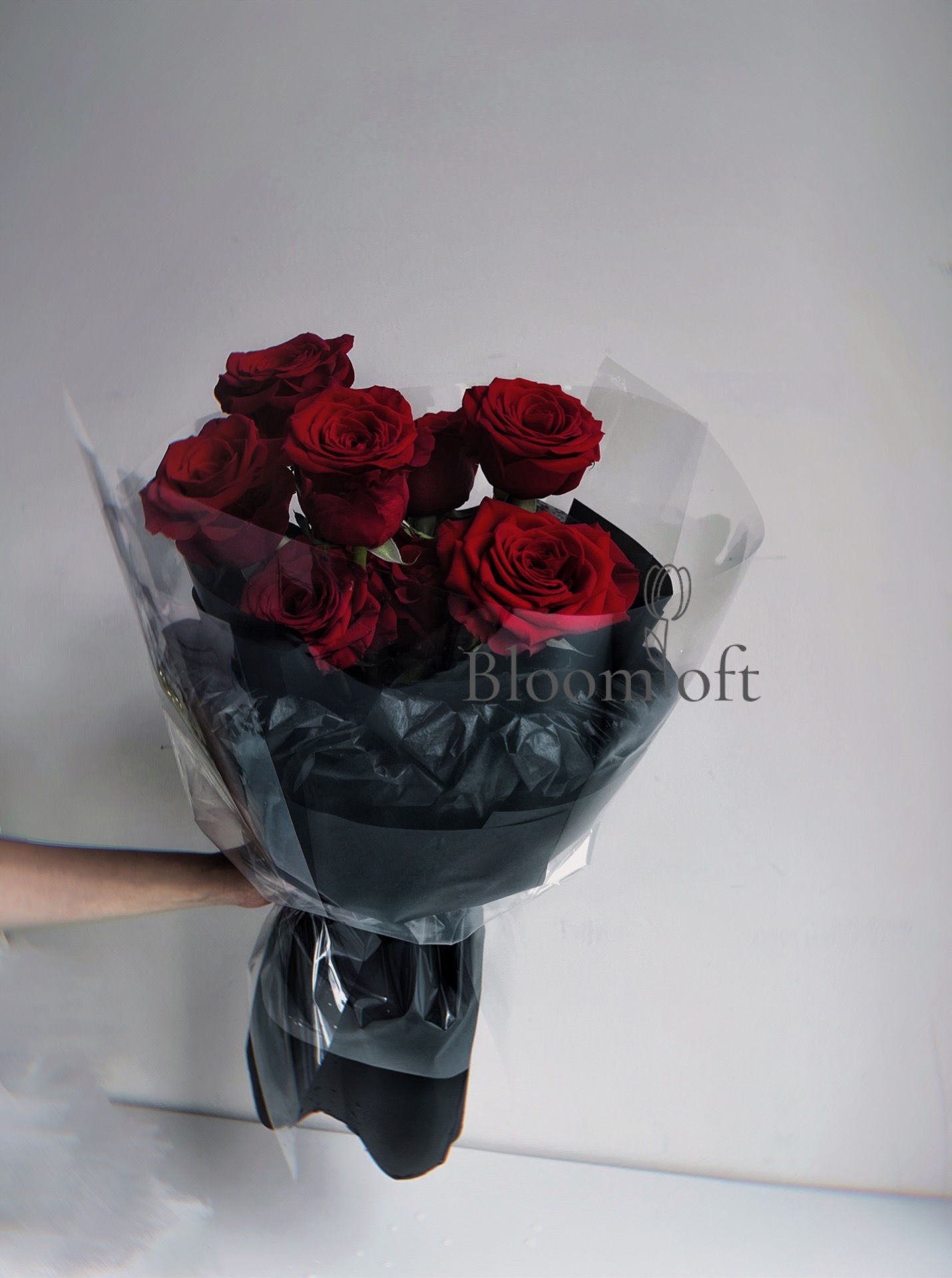classic red rose bouquet