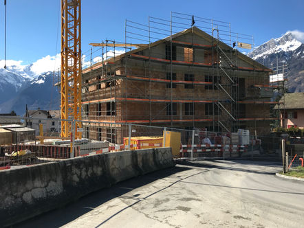 Überbauung Oberdorf, Sisikon - Dachstuhl