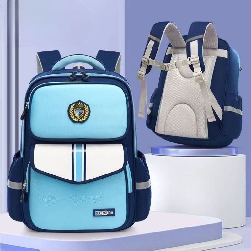 Thumbnail: New Primary School Backpack Boys Girls Unisex Kids Lighten Load Lightweight Larg