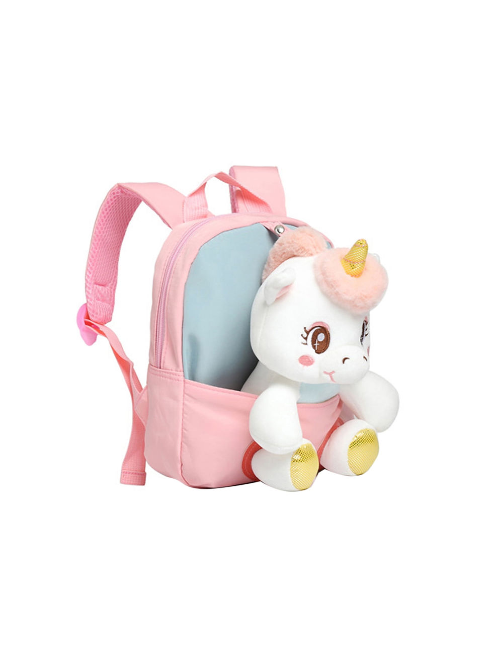 Thumbnail: Toddler Backpack Stuffed Unicorn Toys Kids Backpacks for Girls Lightweight Presc