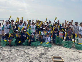 Mutirão da Baía de Guaratuba mobiliza 500 voluntários com apoio do Ínpar em defesa do meio ambiente