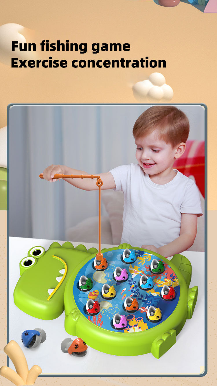 Thumbnail: Baby magnetic fishing toys, educational toys, children's first birthday gifts, b