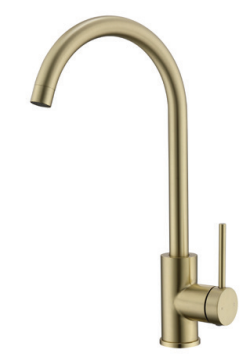 Borras Avila Sink Mixer Brushed Gold