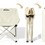 縮圖：Outdoor Camping Folding Moon Chair