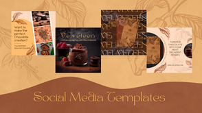 Velveteen social media posts