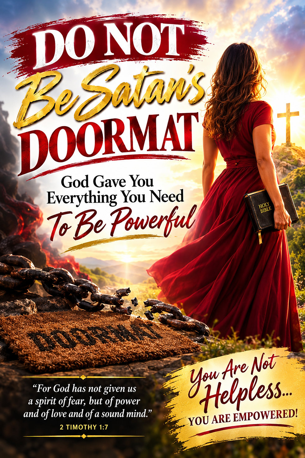 Do Not Be Satan’s Doormat--God Gave You Everything You Need To Be Powerful