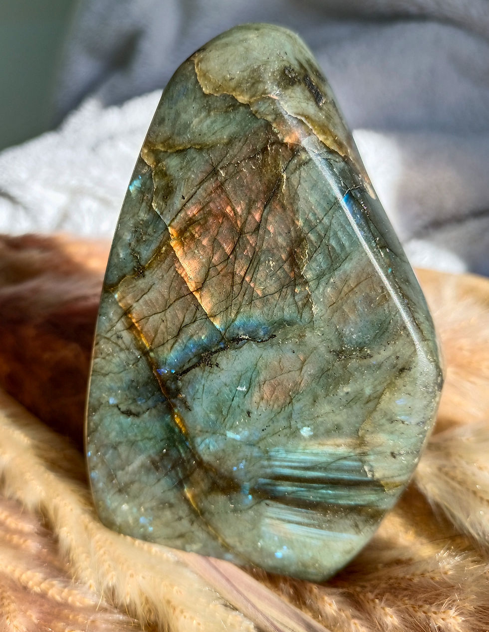 Miniature : Labradorite - Bloc poli n°5