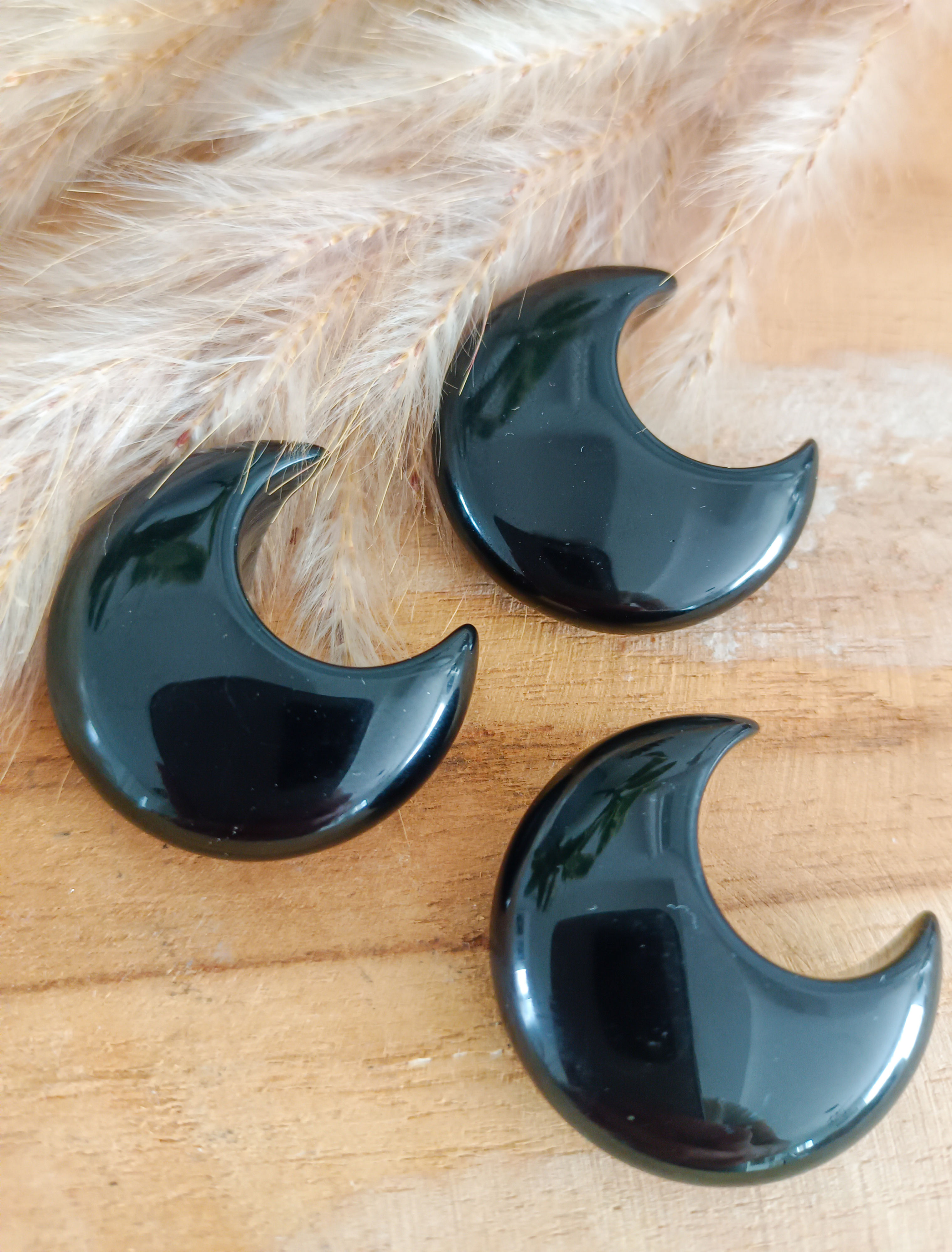 Lune - Obsidienne Noire