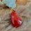 Miniature : Sautoir pendentif goutte - Cornaline