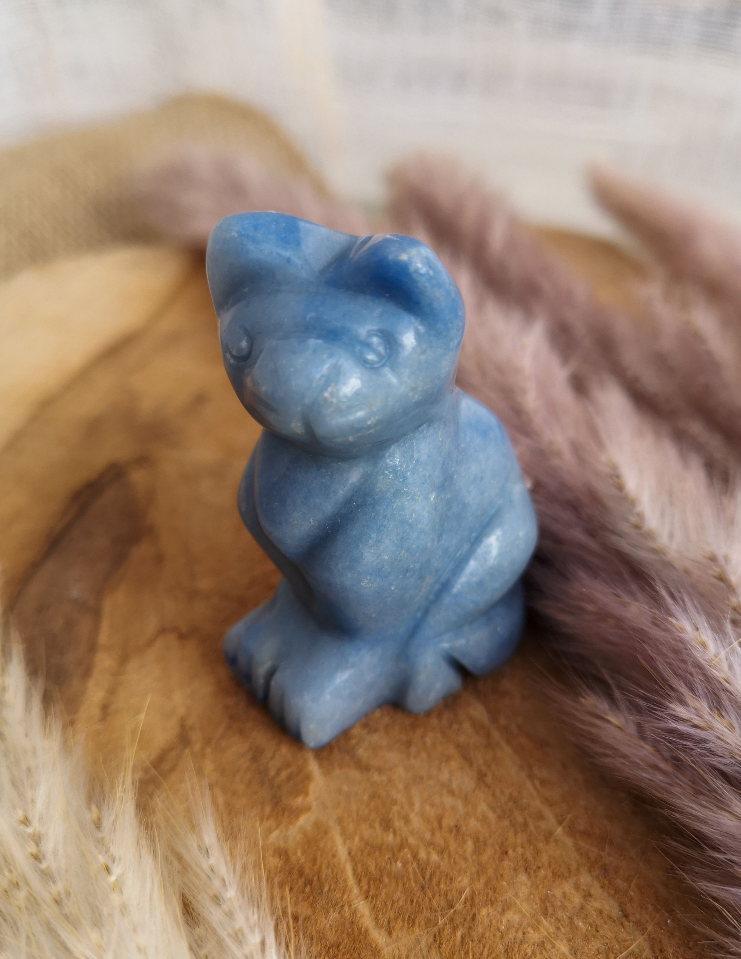 Chat - Aventurine Bleue