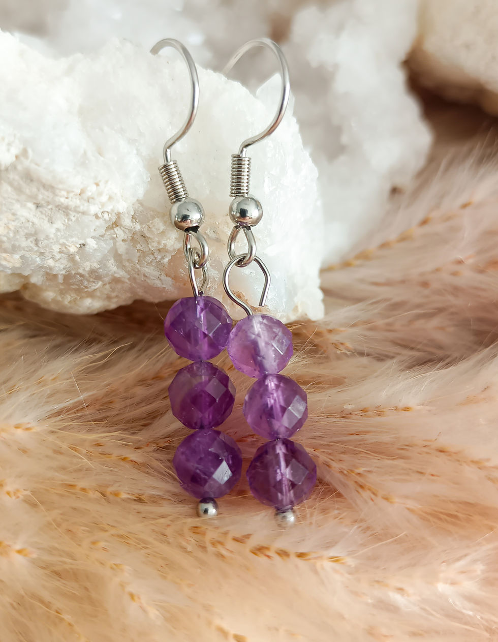 Miniature : Boucles d'oreille - Améthyste