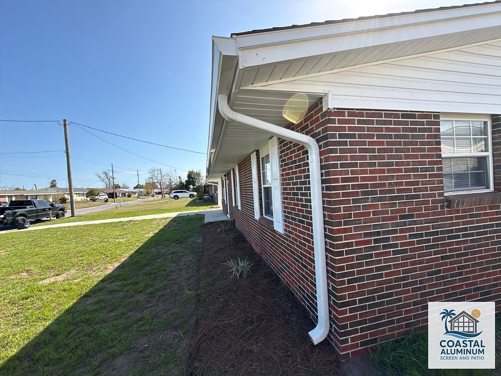 6" K-Style Seamless Gutter Installation – Panama City, FL