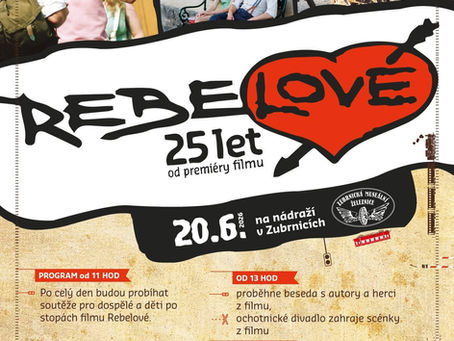 Rebelové se vrací do Zubrnic: filmové hvězdy i koncert filmové hudby pod širým nebem