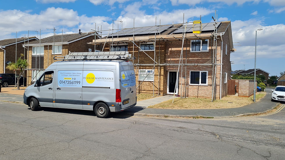 31-panel solar PV installation completed by DS Solar Maintenance in Ipswich Suffolk