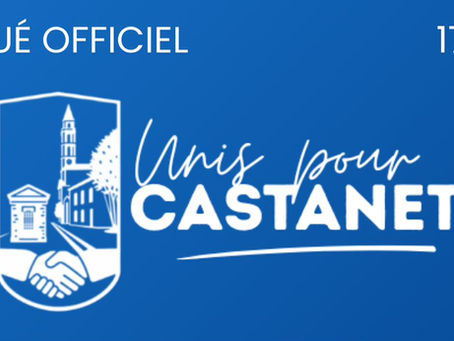 Communiqué officiel - Unis pour Castanet