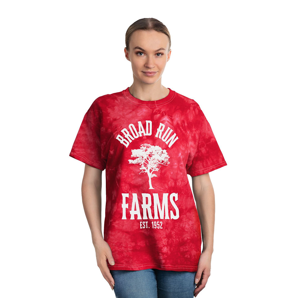 Thumbnail: Crystal Tie-Dye Tee, Broad Run Farms Oak Tree Tee, Organic Cotton T-Shirt