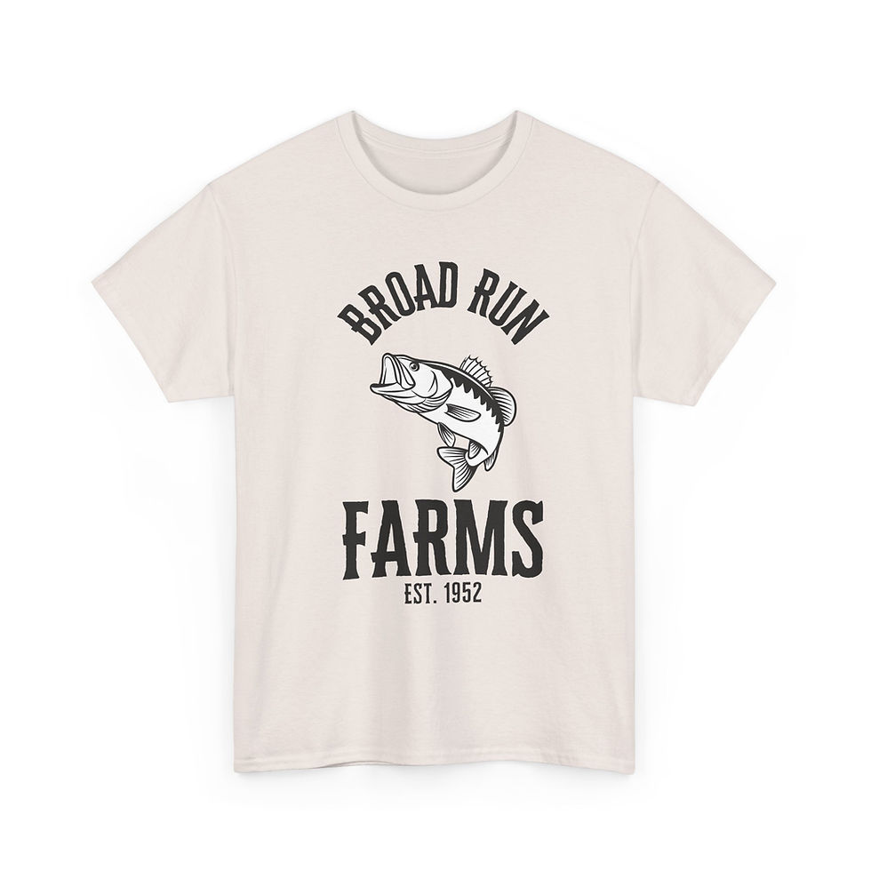Thumbnail: Broad Run Farms Fishing Tee, Unisex Cotton T-Shirt, Perfect Gift for Fishermen