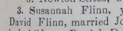 Susannah Flinn, daughter of David