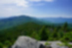 Summer views from the summit of Mt Worcester in Vermont