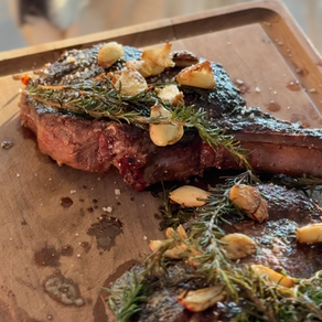 Pan-Seared First Light Farms Bone-In Wagyu Ribeye