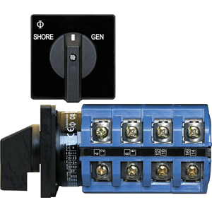 Blue Sea 6337 Switch, AC 120V AC 30A  OFF+2 Position