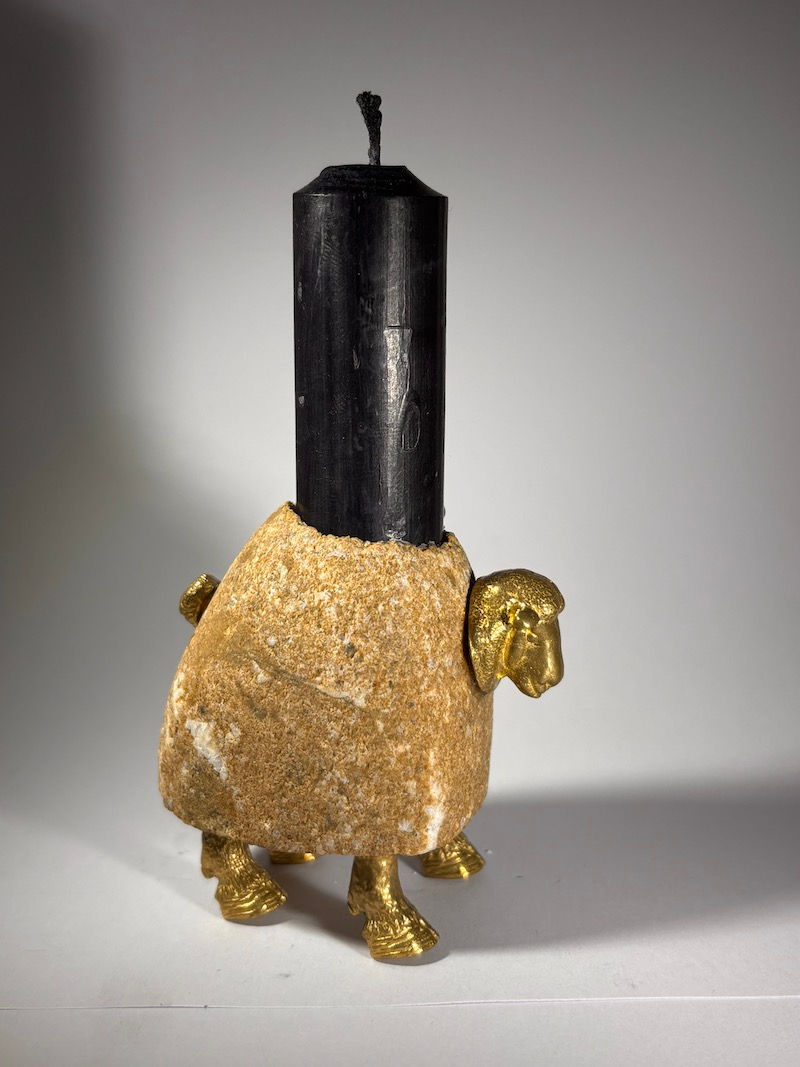 Kerzenständer Schaf