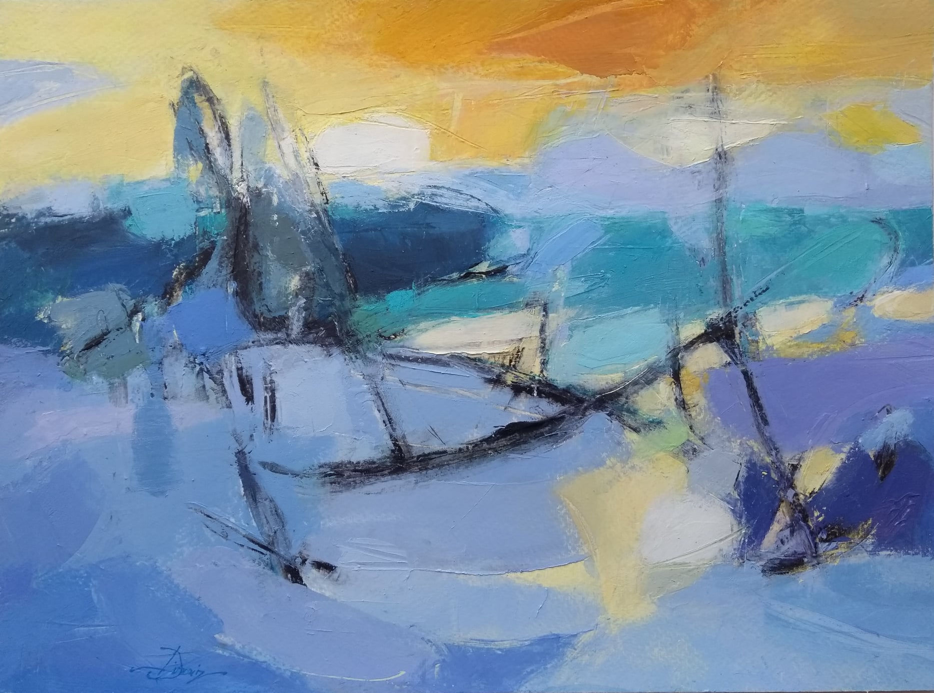 À pleines voiles par/by Louise Drouin