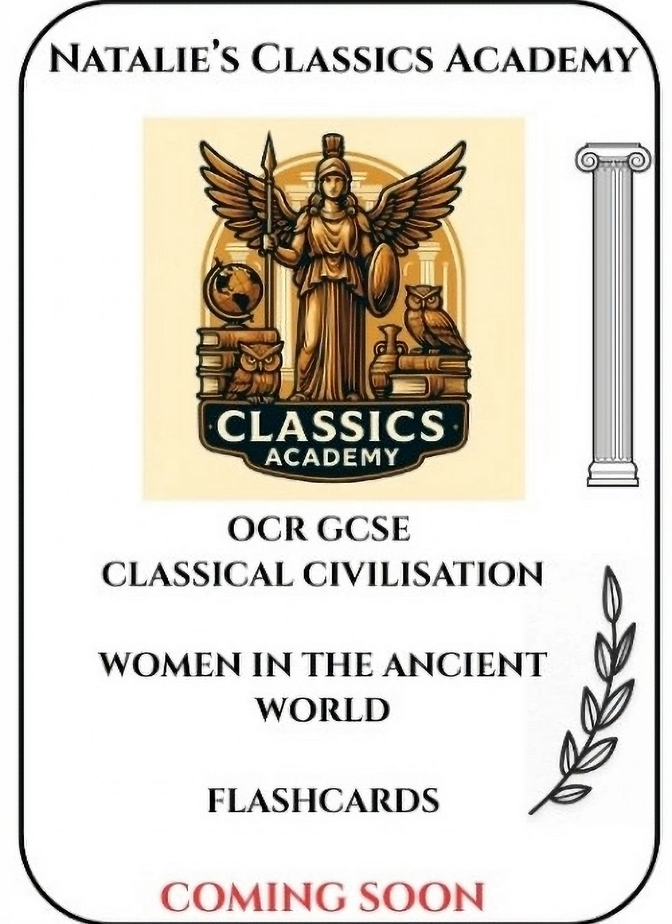 OCR GCSE Classical Civilisation - Women in the Ancient World Flashcards (Colour)