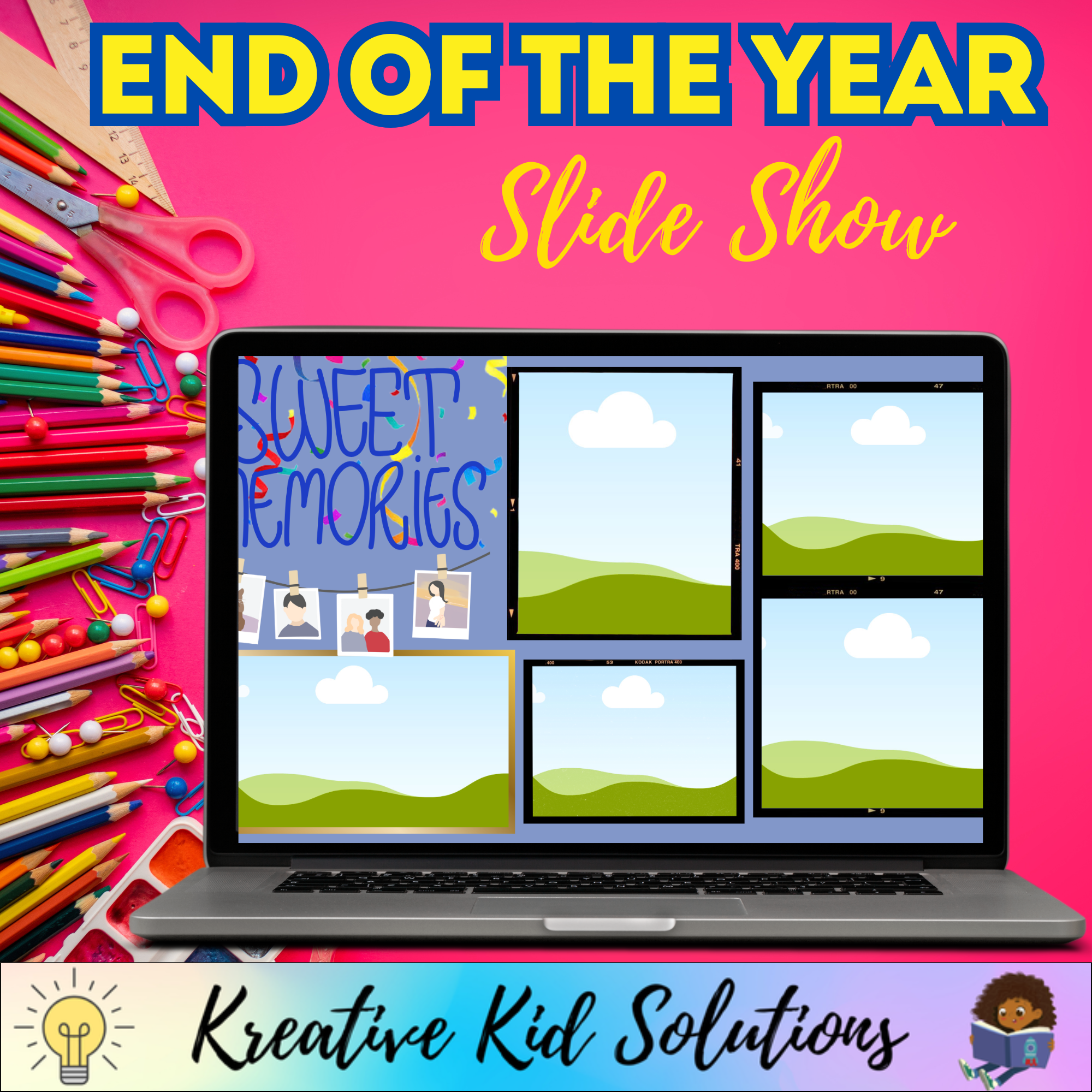 End of the Year Slide Show Template