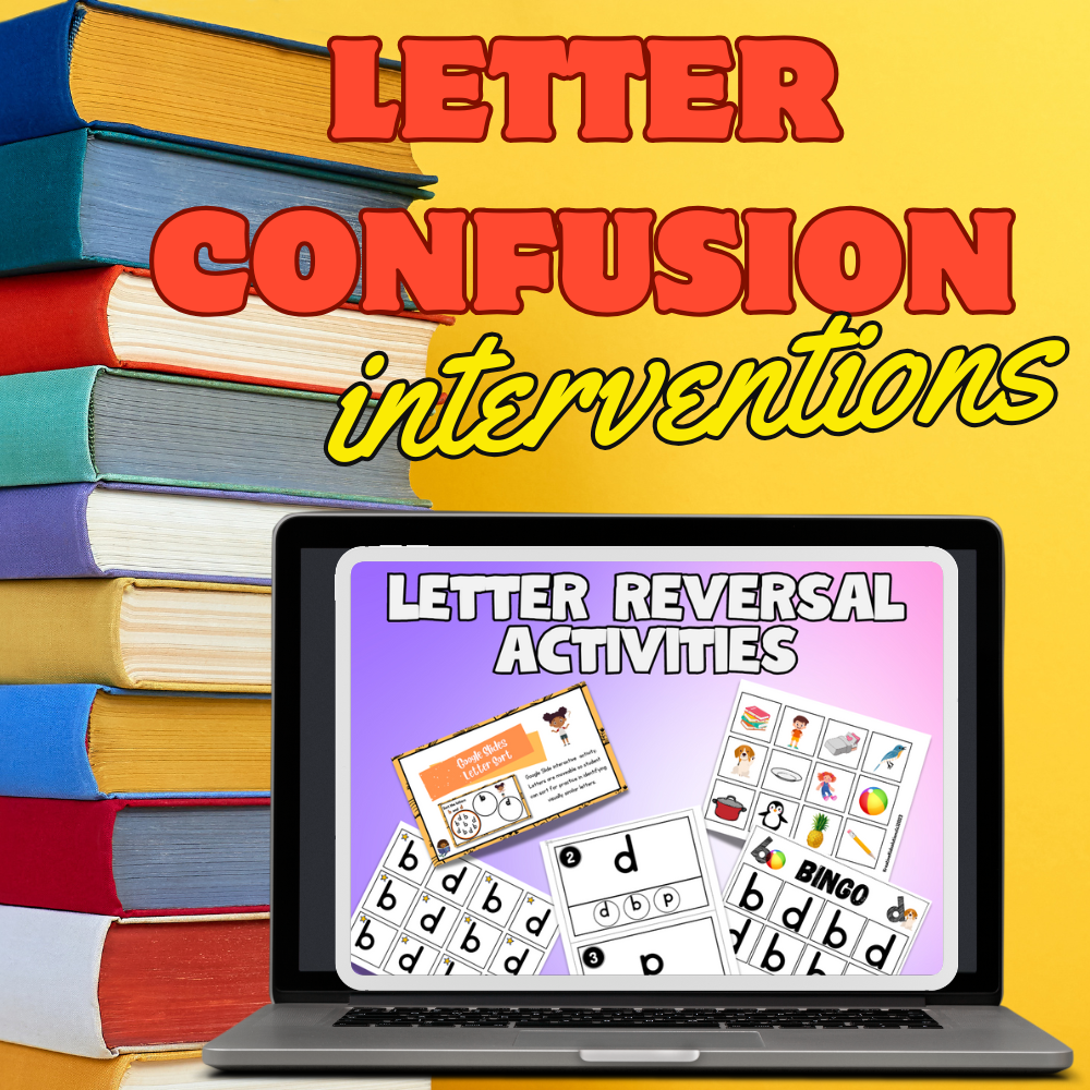 Letter Reversal B/D confusion Intervention Games and Activities