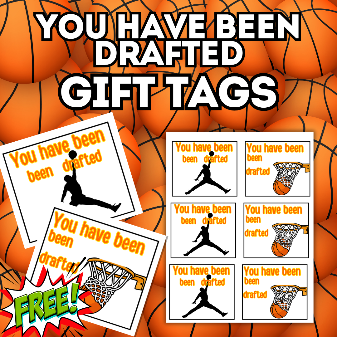 Basketball Gift Tags