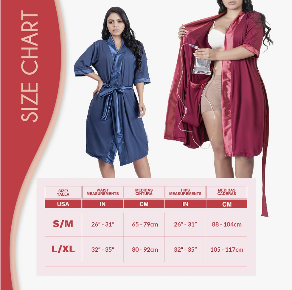 Thumbnail: Post Surgery Mastectomy Pajamas Women Surgical Recovery Robes