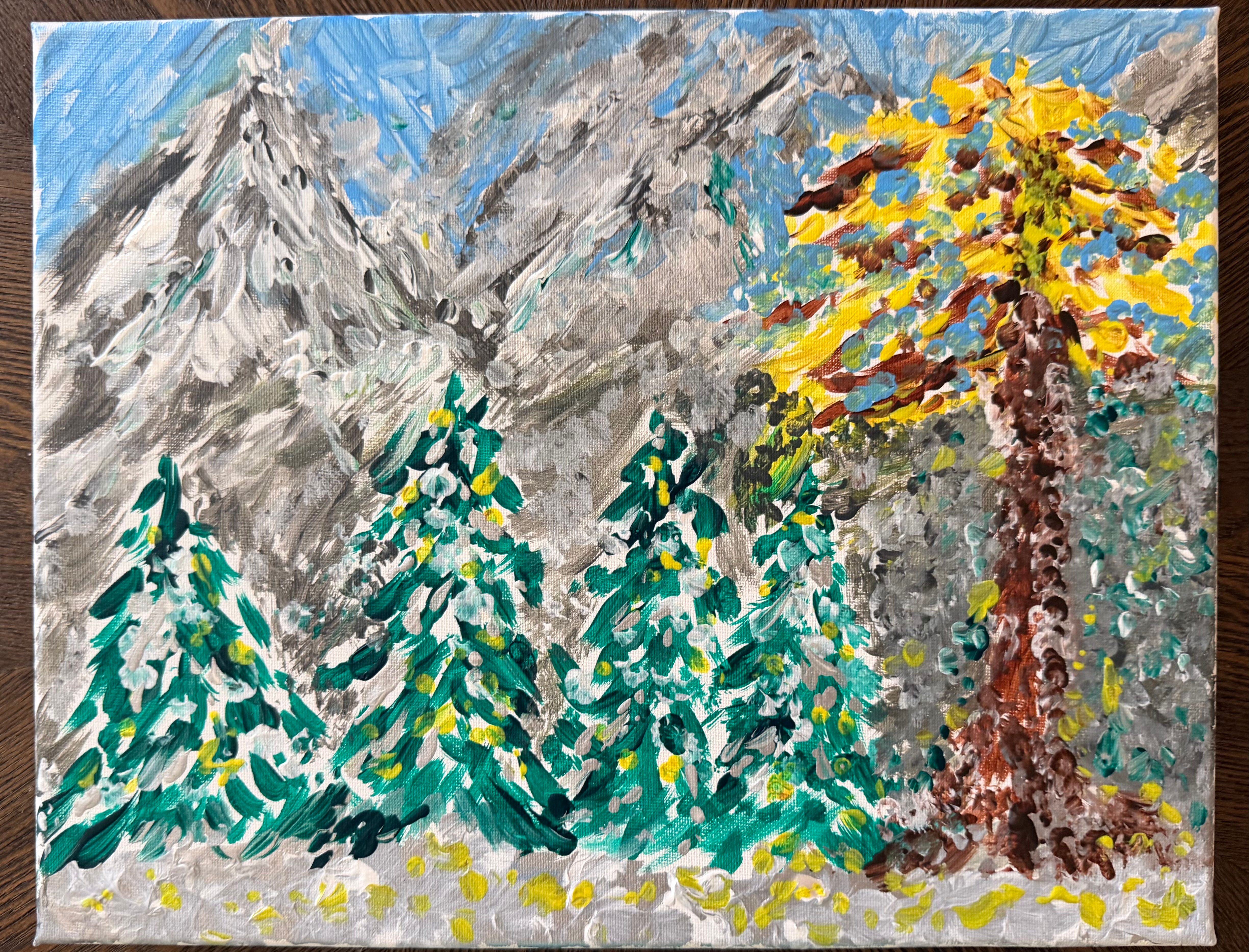 Winter Scene 14x11