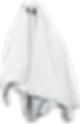 Ein Geist in weißem Gewand