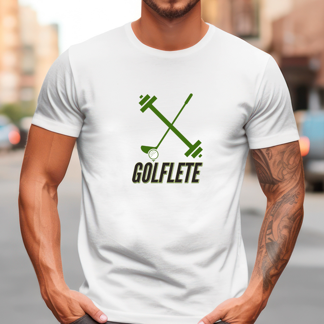 Golflete Men's White T-shirt
