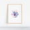 Thumbnail: Floral abstract, abstract art poster, art to print and frame, printable art, flowers, ampersand