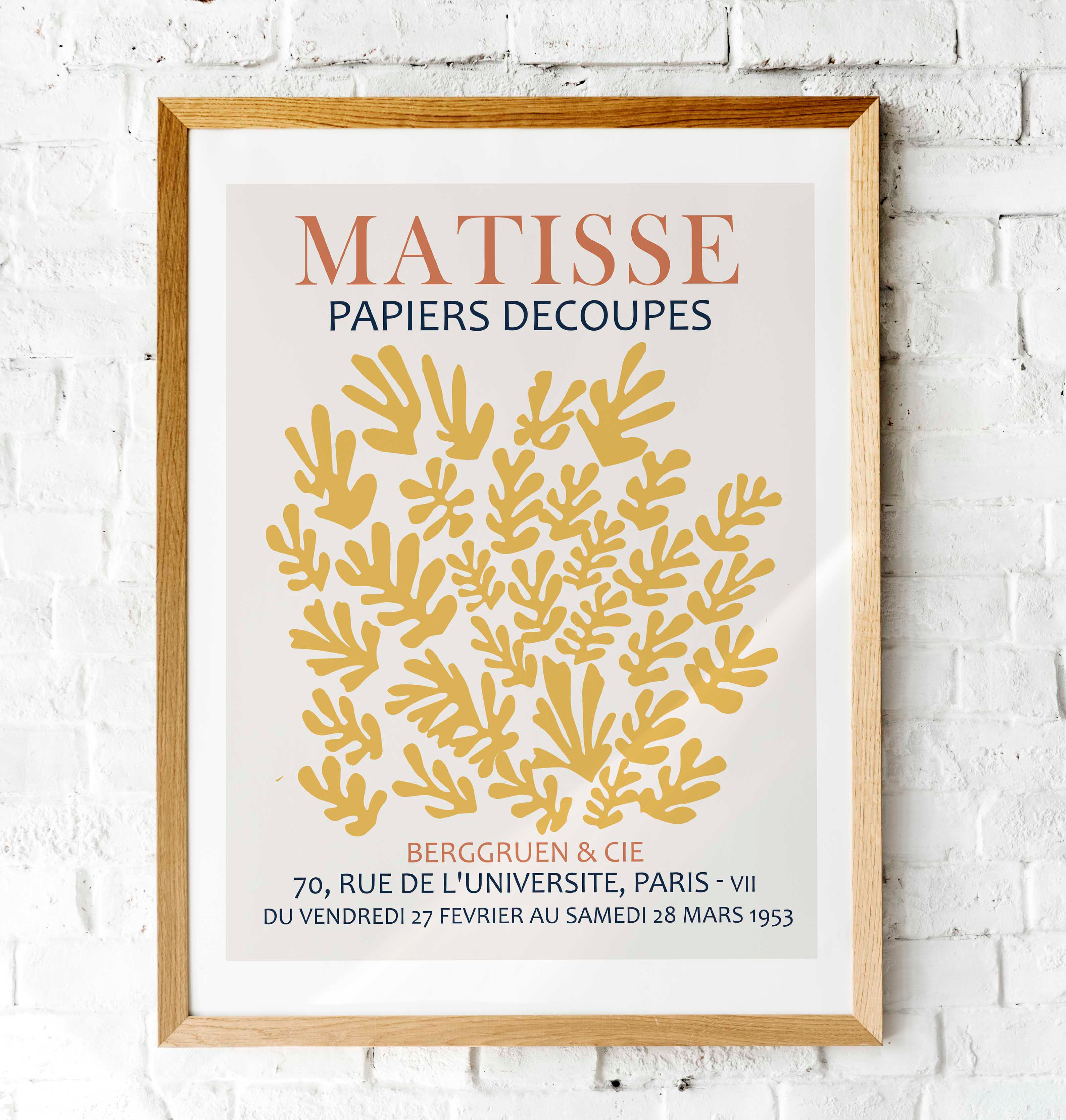 Henri Matisse Vintage  Exhibition poster printable art painting postman  artist