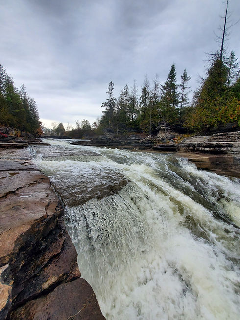 Fourth, Chute, bonnechere, river, falls, ottawa, valley, canoe, kayak