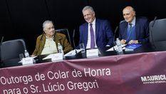 Lúcio Gregori recebe maior honraria da Alesp