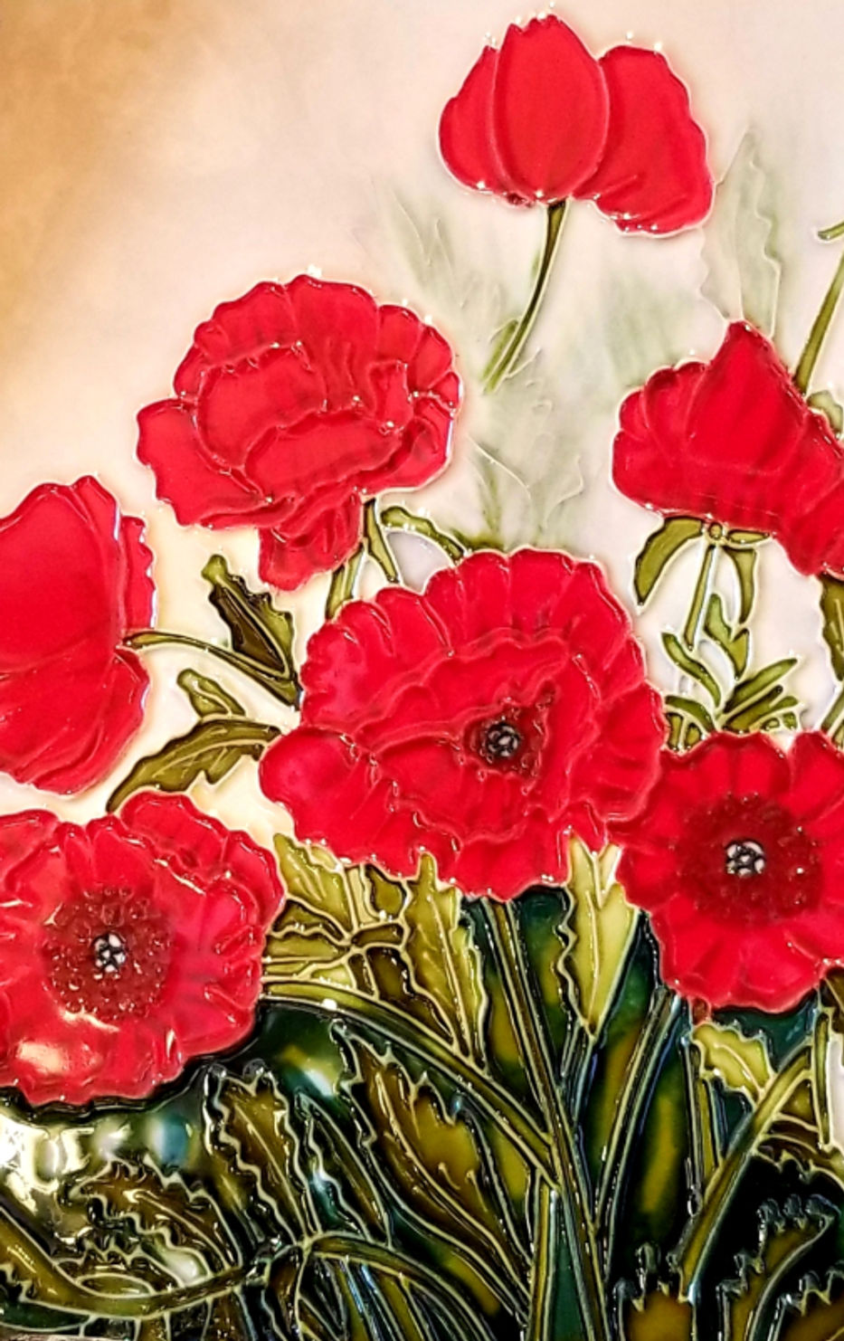 poppies catalina tile