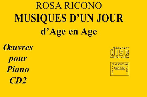 Pochette album Musiques d'un jour d'âge en âge