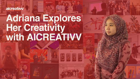 Adriana Explores Her Creativity with AICREATIVV