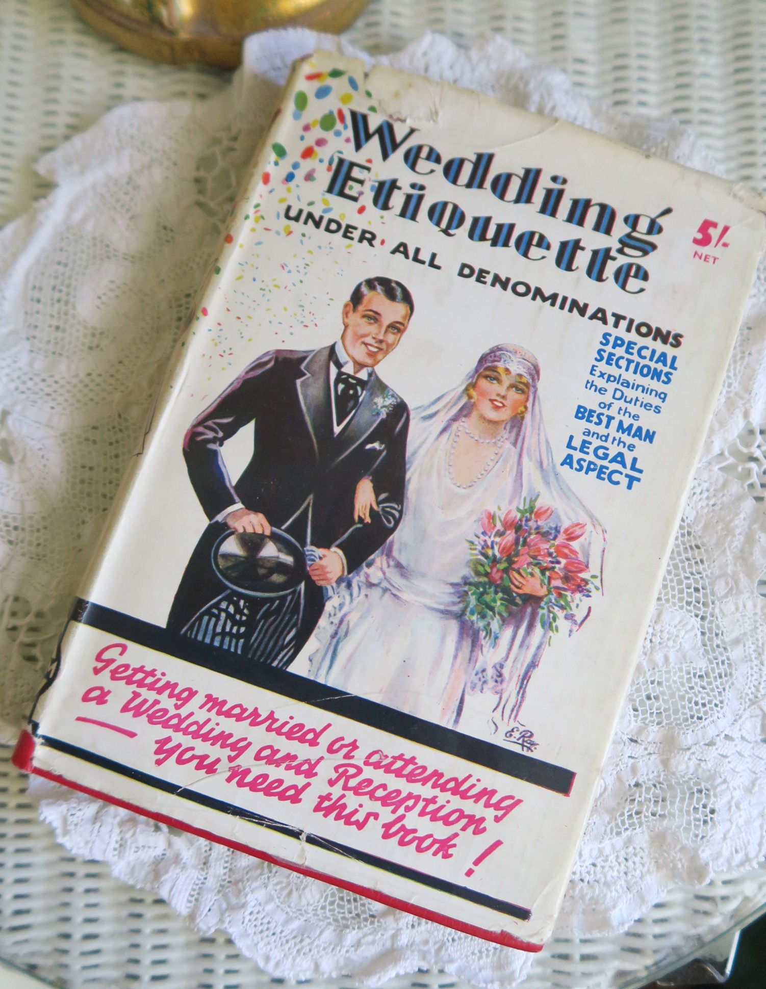 Wedding Etiquette Book by Mary Woodman 1948-49