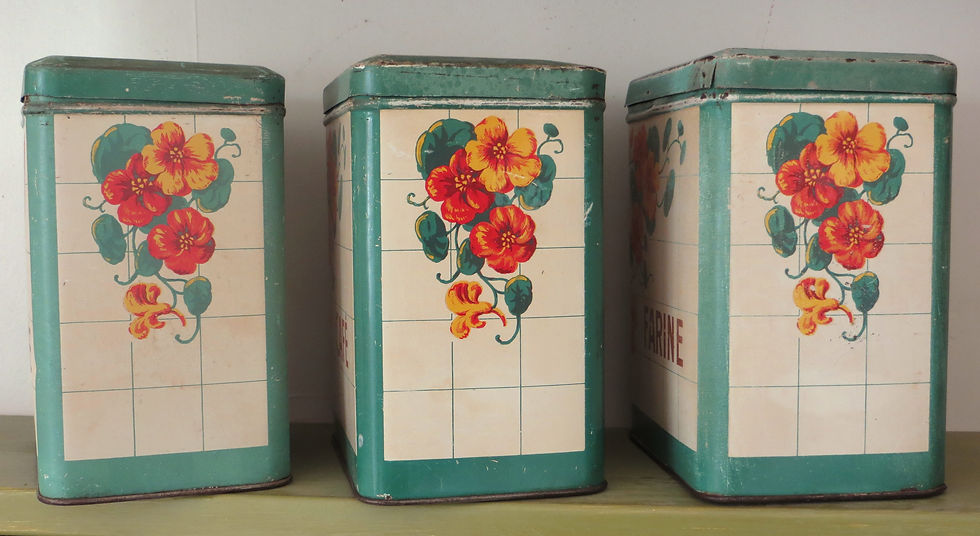 Thumbnail: French Nasturtium Kitchen Tins